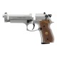 Umarex Beretta M92 FS Nickel with Wooden Grips