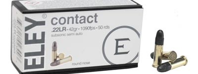 CCI Standard Vs. ELEY Contact
