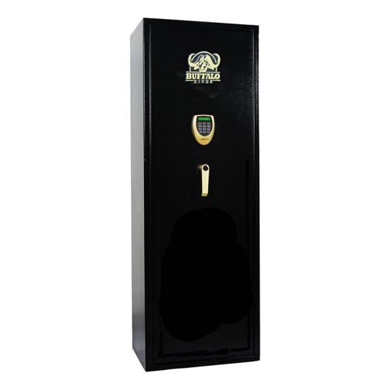 Buffalo River Gun Cabinet Gold Line with LCD 14 Gun 2mm Wall / 3mm Door Buffalo River Gun Cabinet Gold Line with LCD 14 Gun 2mm Wall / 3mm Door
