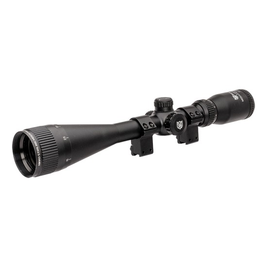 Nikko Stirling MountMaster AO illuminated One Inch Tube illuminated Half Mil Dot Reticle 6-18x44 Nikko Stirling MountMaster AO illuminated One Inch Tube illuminated Half Mil Dot Reticle 6-18x44