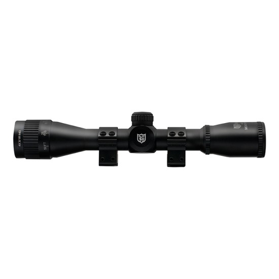 Nikko Stirling MountMaster AO illuminated Half Mil Dot Reticle 4x32 Nikko Stirling MountMaster AO illuminated Half Mil Dot Reticle 4x32