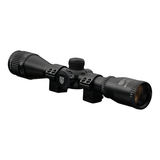 Nikko Stirling MountMaster AO illuminated Half Mil Dot Reticle 4x32 Nikko Stirling MountMaster AO illuminated Half Mil Dot Reticle 4x32