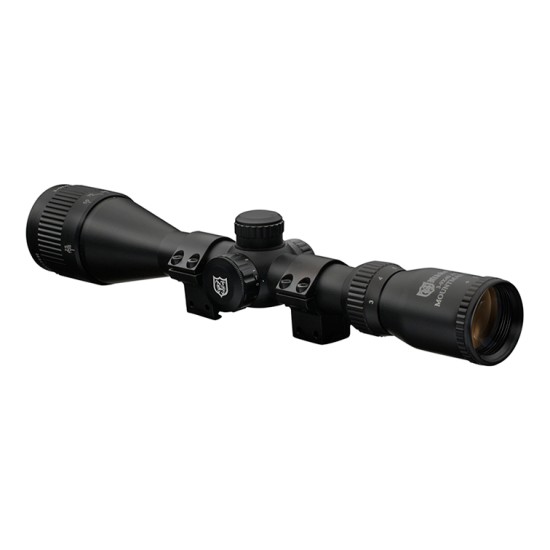 Nikko Stirling MountMaster AO Illuminated illuminated Half Mil Dot Reticle 3-9x40 Nikko Stirling MountMaster AO Illuminated illuminated Half Mil Dot Reticle 3-9x40