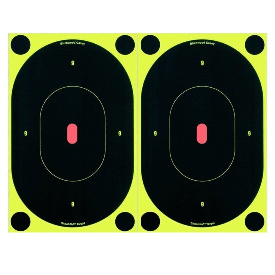 Shoot-N-C Targets 7 inch oval pack of 12