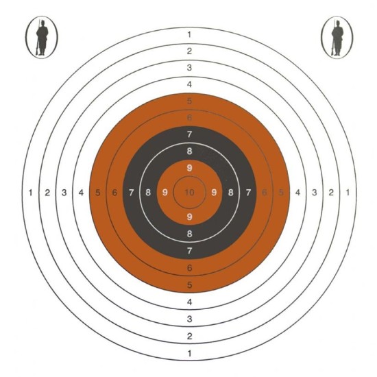 Bisley 14cm Standard Five Targets Grade 2 Bisley 14cm Standard Five Targets Grade 2