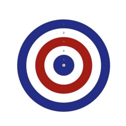 Bisley 14cm Coloured Grade 2 Targets