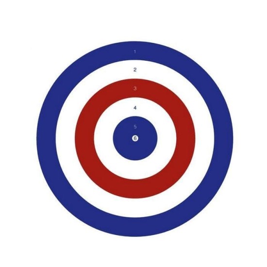 Bisley 14cm Coloured Grade 2 Targets