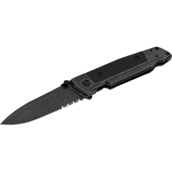 Walther Q5 Steel Frame Blackwash Serrated Walther Q5 Steel Frame Blackwash Serrated