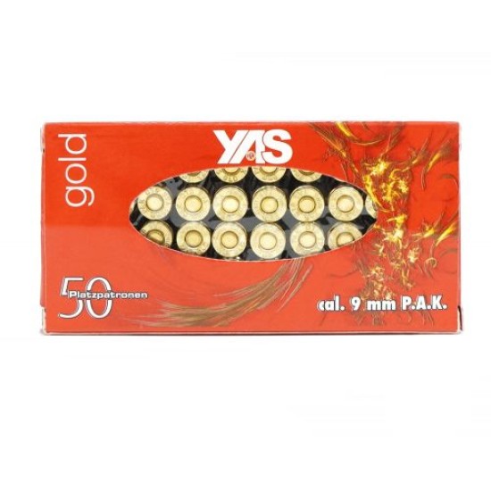 YAS Gold 9mm Blanks - Pack of 50 YAS Gold 9mm Blanks - Pack of 50