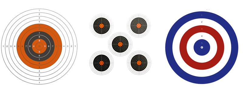 Bisley 17cm Standard Grade 2 Targets Bisley 17cm Standard Grade 2 Targets
